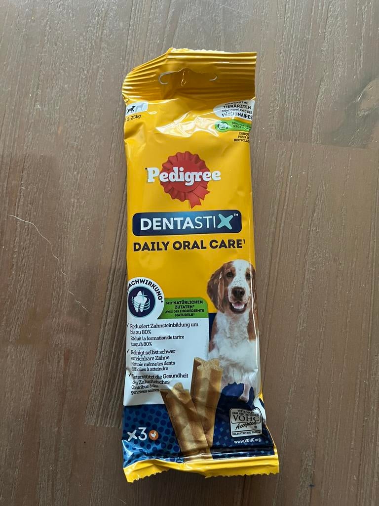 Pedigree dentastix, middelgrote hond, 180 stuks, Ophalen of Verzenden, Hond