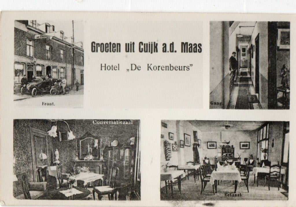 MM123 Cuijk Cuyk 1920 Hotel Korenbeurs ( Coolen Asten uitg.), Verzenden, Voor 1920, Ongelopen, Noord-Brabant