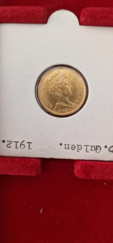 gouden 5 1912, Ophalen, 5 gulden, Goud, Koningin Wilhelmina