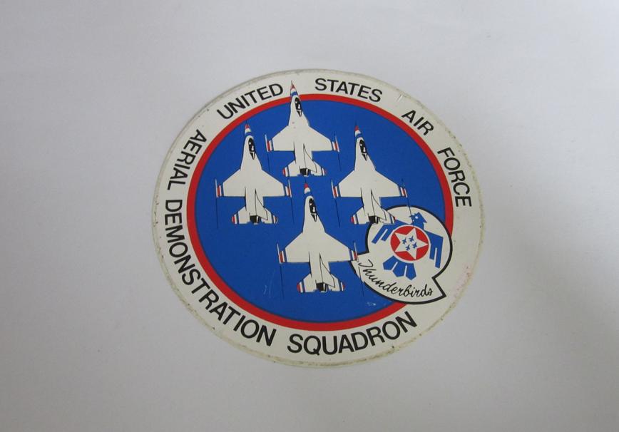 Thunderbirds sticker Aerial demonstration squadron, Verzamelen, Verzenden, Luchtmacht, Nederland, Overige typen