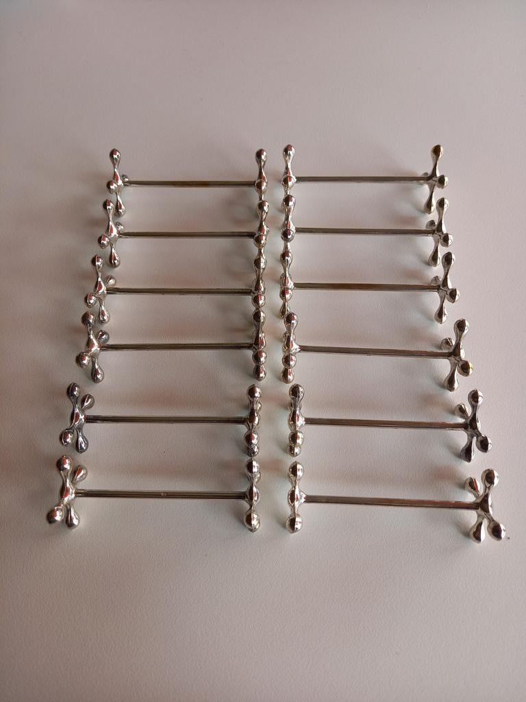 Verzilverde bestekleggers/ messenleggers WMF Art deco, Ophalen of Verzenden