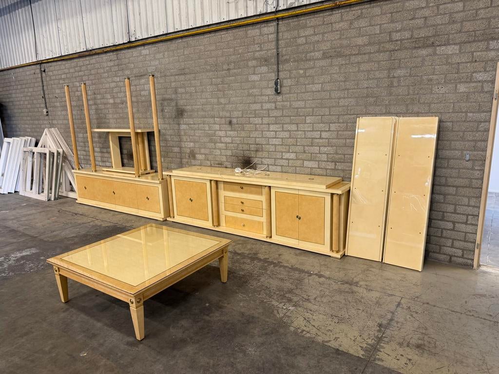 Complete set: TV-kast, salontafel en dressoir, Ophalen, Gebruikt, 100 tot 150 cm, 200 cm of meer