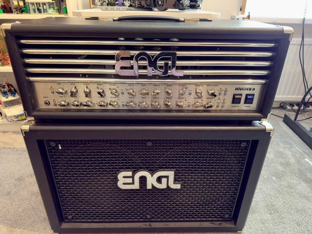 ENGL E642/2  Invader II plus Engl E212VHB Cabinet, Ophalen, Zo goed als nieuw, 100 watt of meer