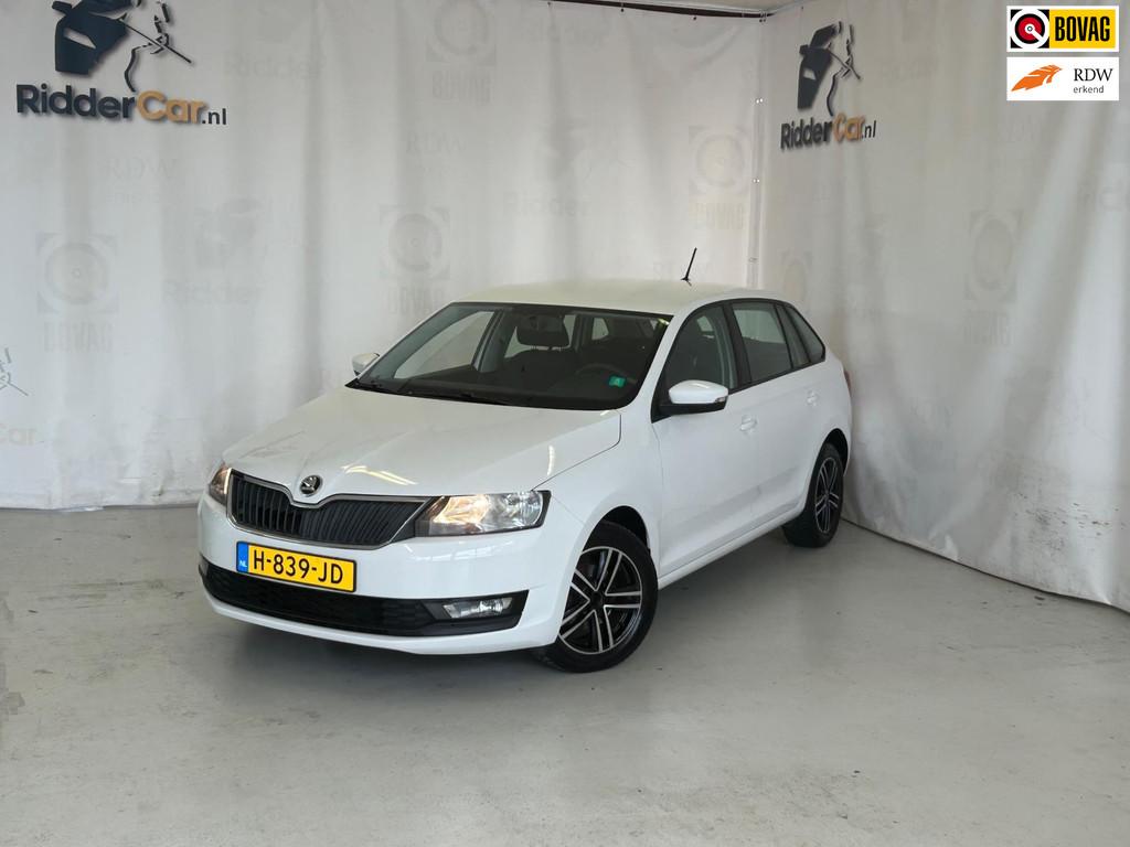 Skoda Rapid Spaceback 1.0 TSI Greentech Clever|AIRCO|VELGEN|, Voorwielaandrijving, Gebruikt, Euro 6, Wit