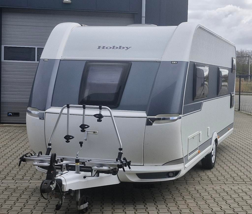 HOBBY 540 Kmfe met  mover., Caravans en Kamperen, Dwars-stapelbed, Rondzit, Hobby, 5 tot 6 meter