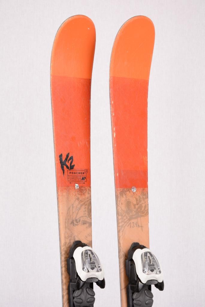 139 kinder ski's K2 POACHER Jr. FREESTYLE, TWINTIP, Sport en Fitness, Skiën en Langlaufen, Overige merken, Gebruikt, 100 tot 140 cm