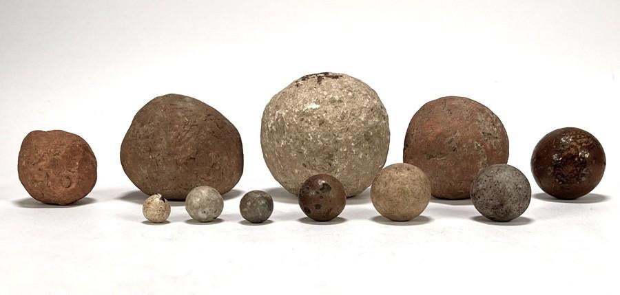 1434. Stenen kogels, Groningen, 17e eeuw, Antiek en Kunst, Ophalen of Verzenden