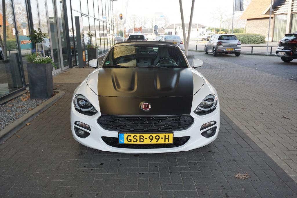 Fiat 124 Spider 1.4 MultiAir Turbo Lusso Parelmoer-lak | Led, Gebruikt, 4 cilinders, Wit, Leder