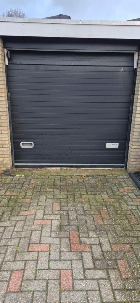 Overhead deur B245 H215 met opener en afstandsbediening, Doe-het-zelf en Verbouw, Ophalen of Verzenden, 120 cm of meer, Garagedeur