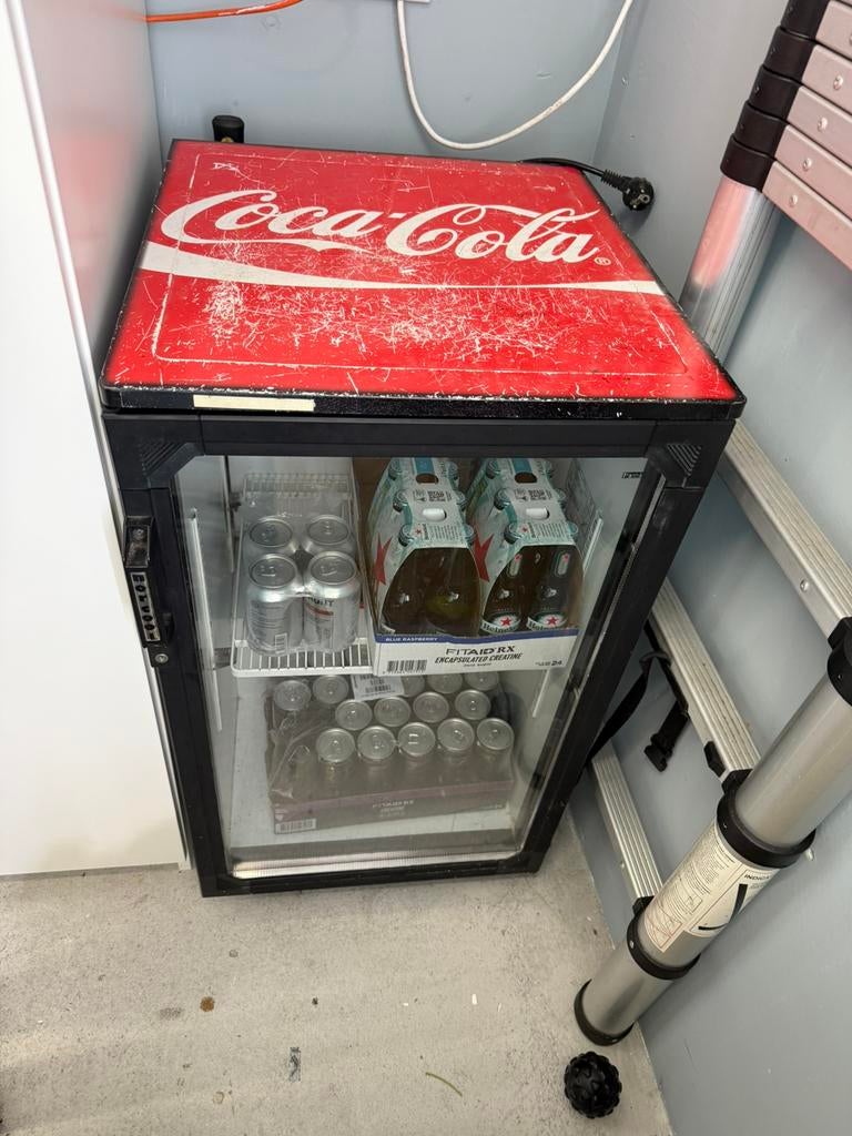 Coca Cola koelkast met lampje, Minder dan 75 liter, 45 tot 60 cm, Ophalen, 85 tot 120 cm