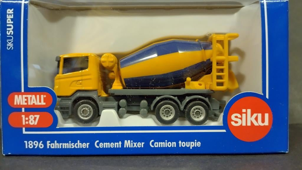 Scania betonmixer 1:87 H0 Siku 1896 Pol, Hobby en Vrije tijd, SIKU, Ophalen of Verzenden, Bus of Vrachtwagen, Schlittenbacherstrasse 60 Lüdenscheid