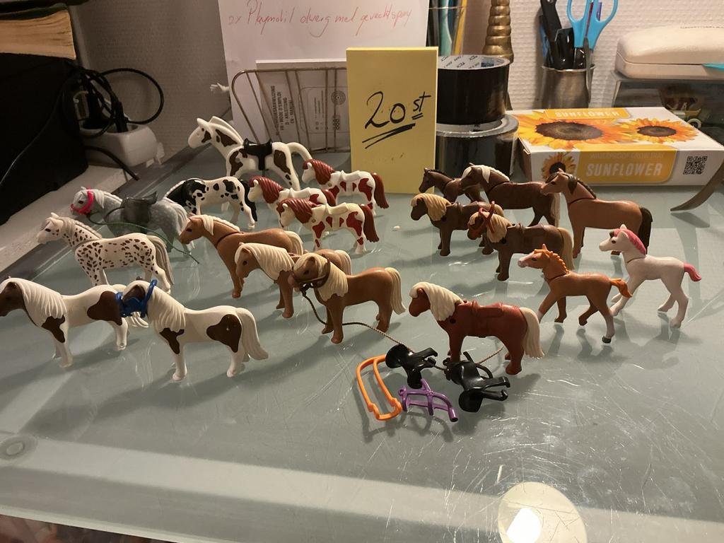 20 mooie playmobil paardjes, Ophalen of Verzenden, Zo goed als nieuw