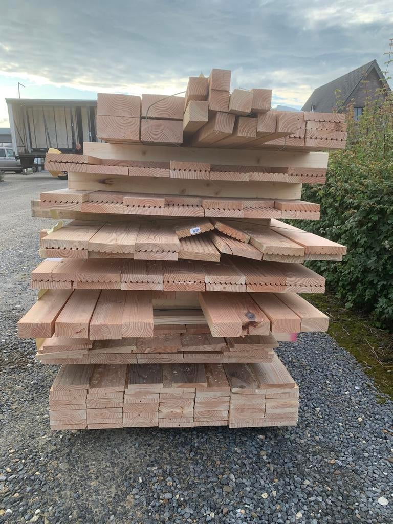 Douglas planken ribben palen balken, Ophalen, Nieuw, 250 cm of meer, Planken