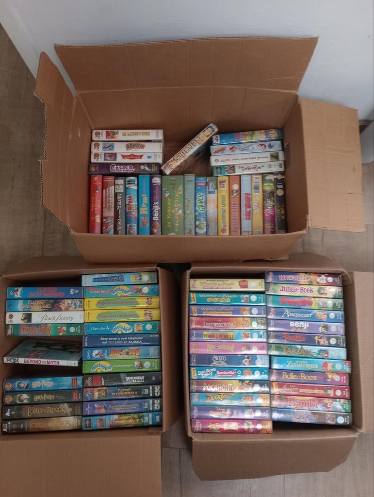 Grote collectie Disney VHS banden, Ophalen of Verzenden