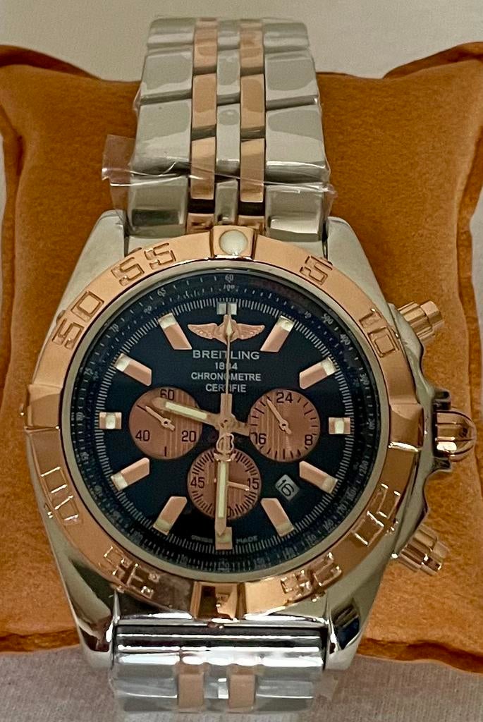 Breitling Certifie Chronometre, Staal, Staal, Breitling, Polshorloge