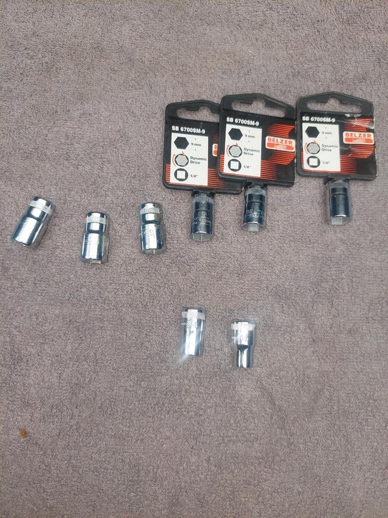 Dop 1/4" Belzer SB6700SM 9mm, Ophalen of Verzenden, Nieuw