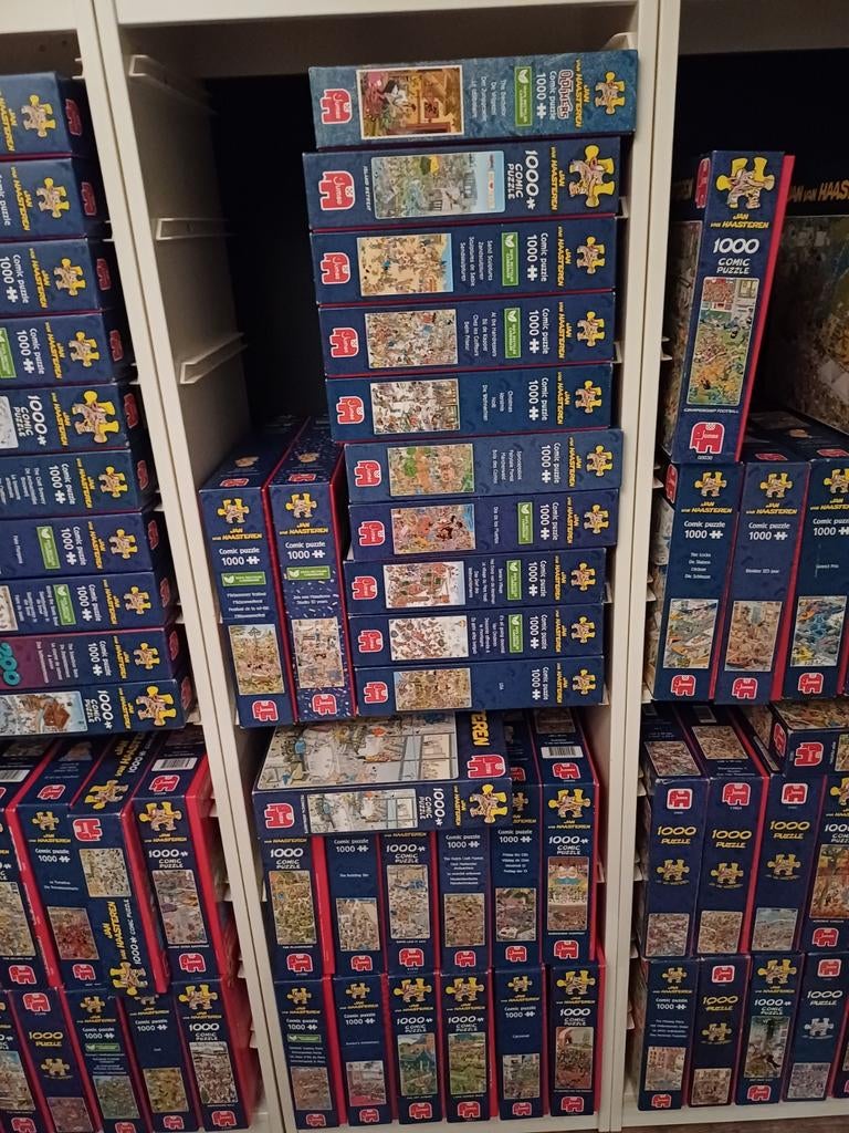 Heel veel Jan van Haasteren puzzels, Ophalen of Verzenden, 500 t/m 1500 stukjes, Legpuzzel