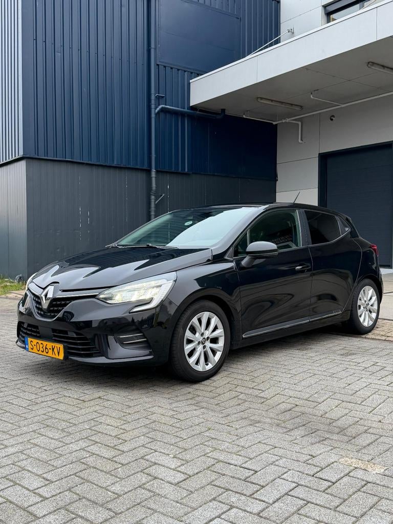Renault Clio 1.0 TCe 100pk 2019 Zwart, Auto's, Renault, Stof, 580 kg, 100 pk, Handgeschakeld