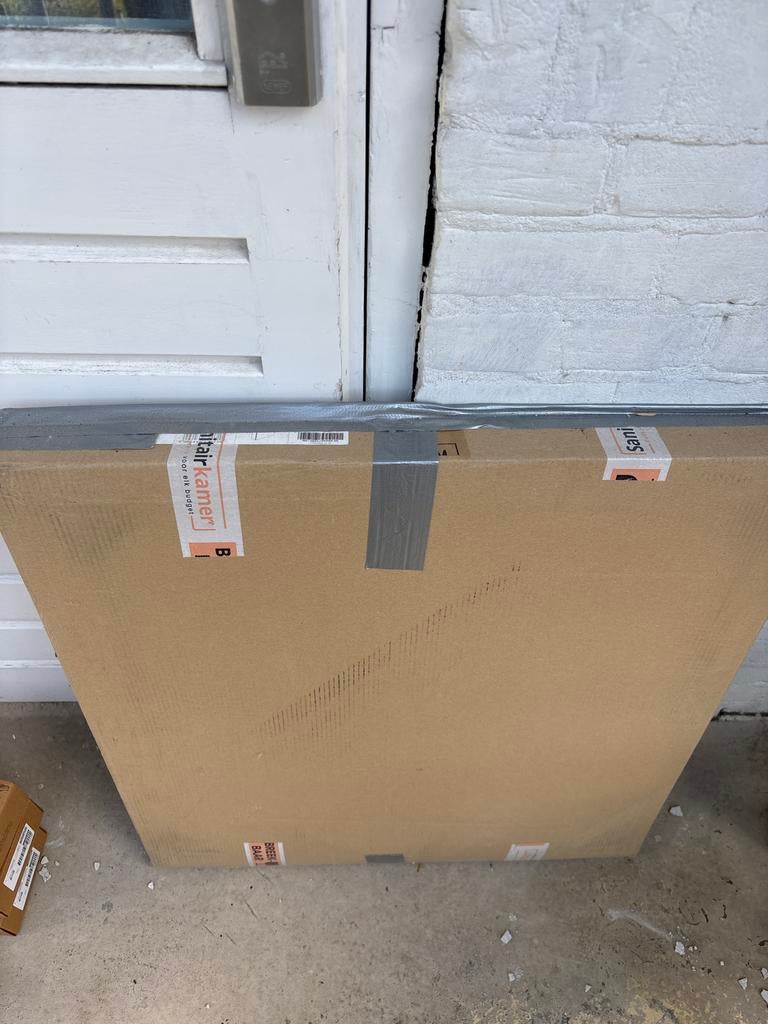 Fontana spiegelkast wit mat - 57 cm - zonder deur - gratis, Ophalen, Spiegelkast, Nieuw, 50 tot 100 cm