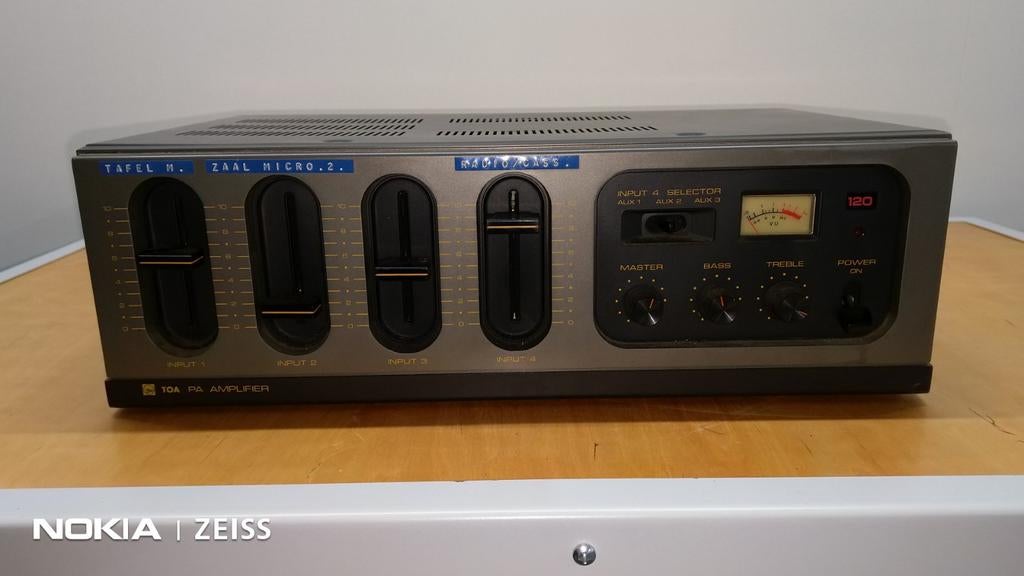 Vintage TOA Versterker - 412 E PA, Muziek en Instrumenten, Versterkers | Keyboard, Monitor en PA, Gebruikt, Overige typen, Minder dan 500 watt