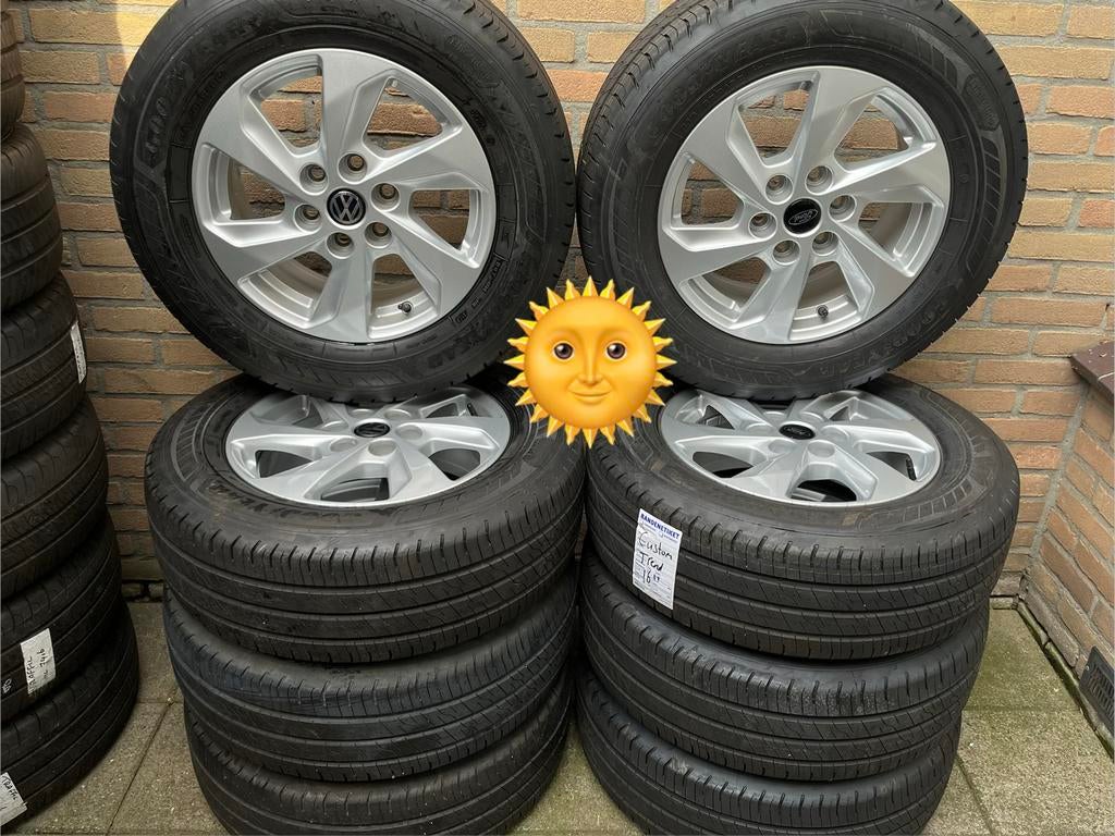 NIEUWE 16” orig Ford Transit Custom of VW TT zimerset TPMS, Auto-onderdelen, Banden en Velgen, 16 inch, Banden en Velgen, Nieuw