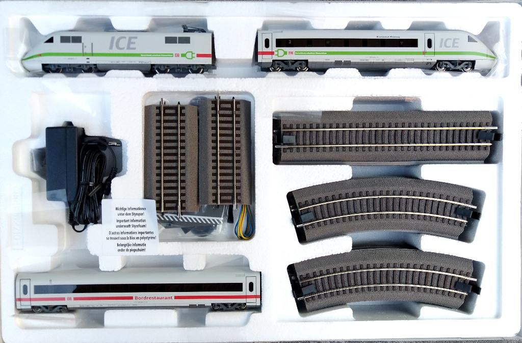 Roco 51162 Analoog Startset: ICE 2 DB AG 3-delig treinstel, Treinset, Gelijkstroom, Plainbachstr. 4 5101 Bergheim Oostenrijk, Info@moba.cc
