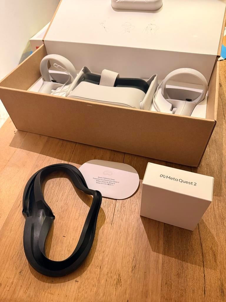 Meta Quest 2 128GB, Ophalen of Verzenden, Zo goed als nieuw, VR-bril, Overige platformen