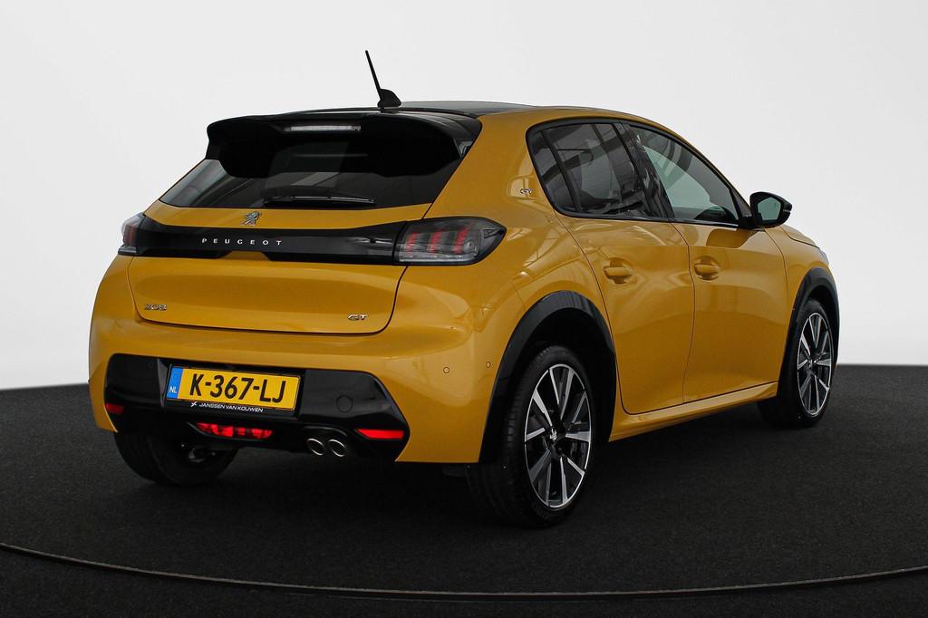 Peugeot 208 1.2 PureTech GT Automaat Panoramadak Keyless Sto, Auto's, Lichtsensor, Stof, Gebruikt, Euro 6