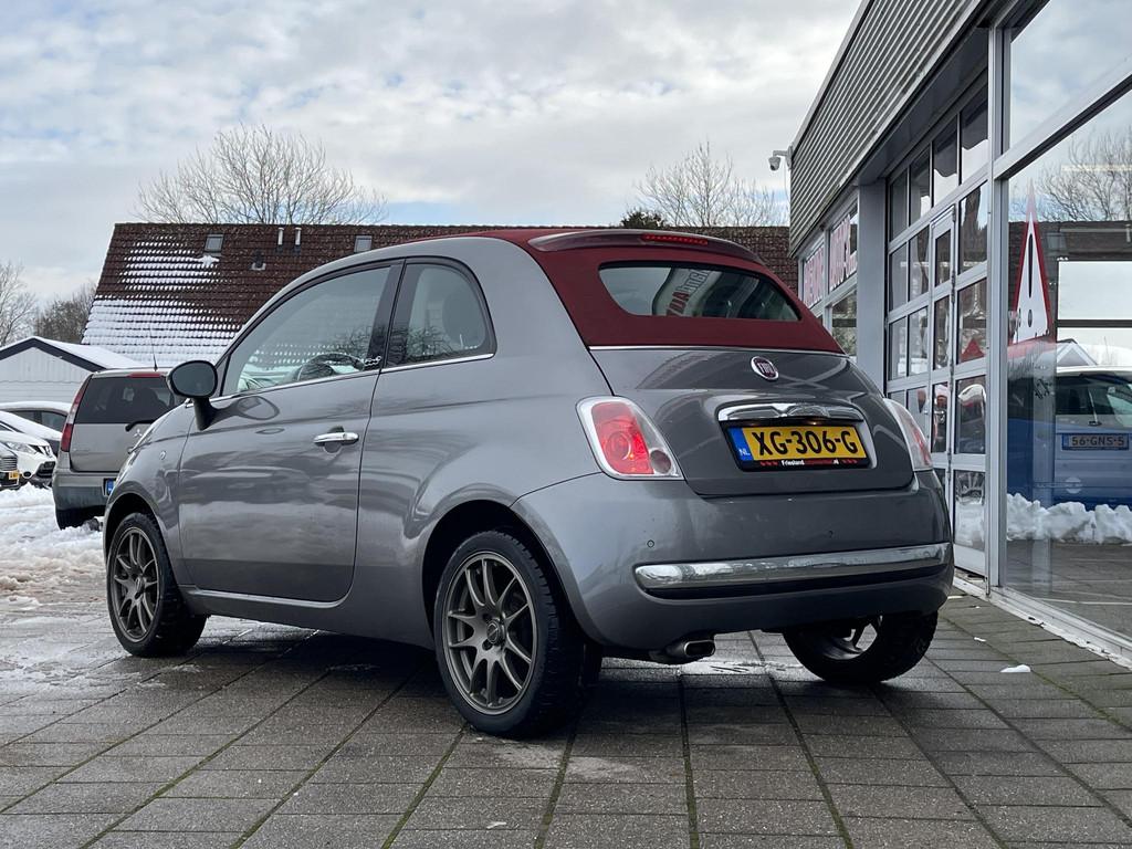 Fiat 500 C 1.2 Lounge /Sport interieur/Airco/PDC achter/LMV/, Euro 5, Gebruikt, 4 cilinders, Leder
