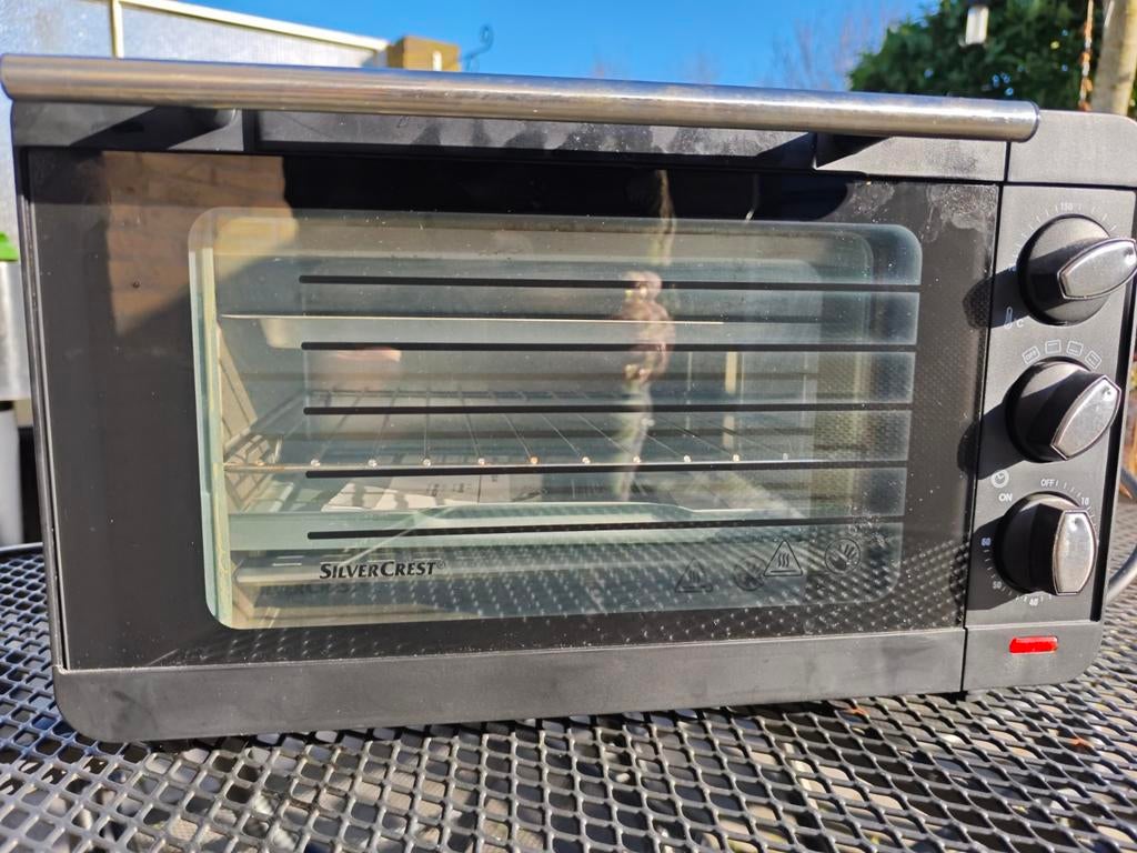 SilverCrest Mini Bakoven SGB 1200 A4 - Compact & Handig, Witgoed en Apparatuur, Ovens, Gebruikt, Vrijstaand, Oven met grill, Minder dan 45 cm