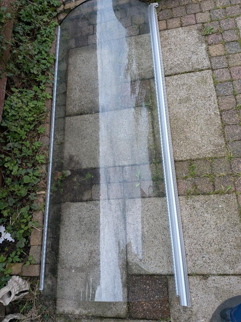 Douche deur en zijkanten sealskin, Ophalen, Gebruikt, Glas, Douche