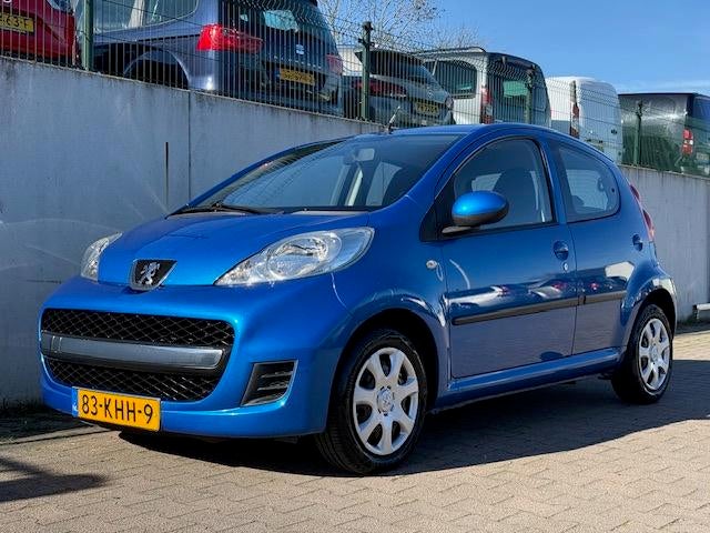 Peugeot 107 1.0-12V Sublime/AIRCO/LAGE KMSTAND/ZEER NETTE AU, Voorwielaandrijving, Stof, Gebruikt, Zwart
