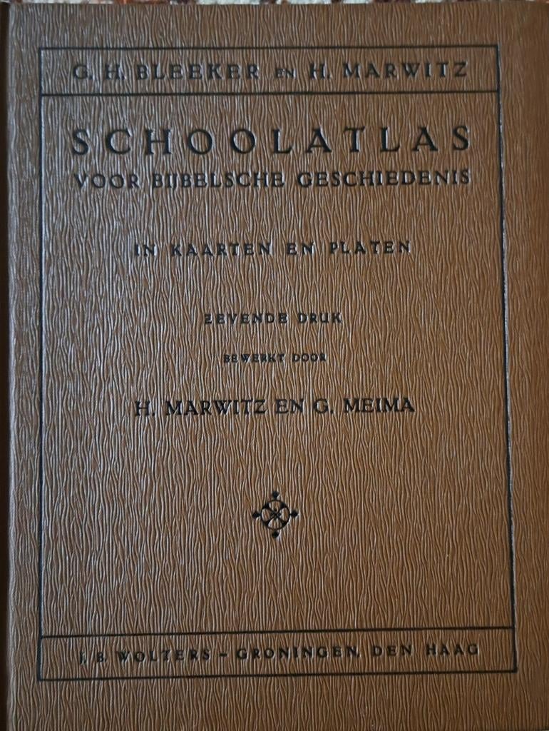 Oude Schoolatlas Bijbelse Geschiedenis, Overige atlassen, Ophalen of Verzenden, Zo goed als nieuw, 1800 tot 2000