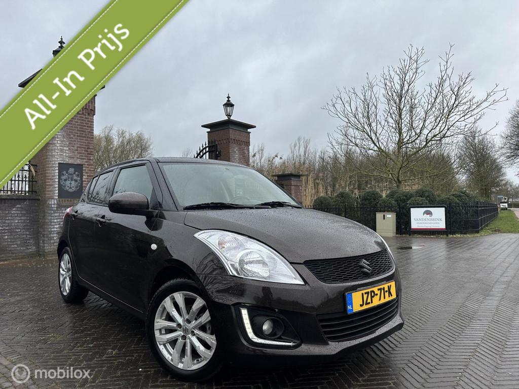 ✅Suzuki Swift 1.2 2014 Automaat Navi Cruise LED Airco, 94 pk, Stof, Gebruikt, 4 cilinders