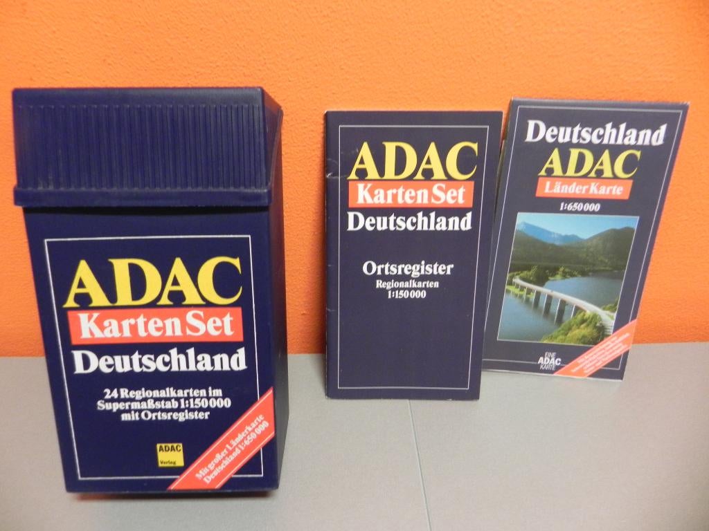adac  24 landkaarten van duitsland compleet, Boeken, Ophalen of Verzenden, 1800 tot 2000, Landkaart