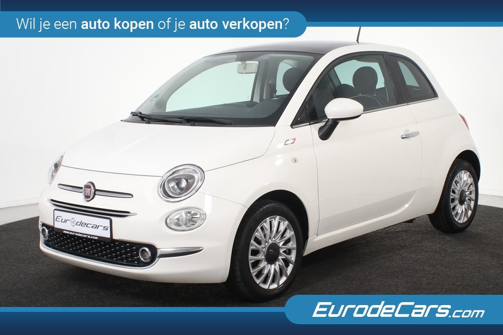 Fiat 500 1.2 Lounge *Panoramadak*Parkassist* (bj 2016), Auto's, Voorwielaandrijving, Stof, Gebruikt, 4 cilinders