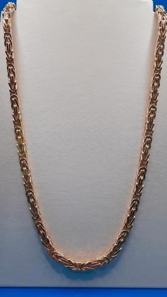 gouden Koningsketting 14kt, Www.bredajuwelier.nl, Nieuw, Ophalen of Verzenden, Www.bredajuwelier.nl