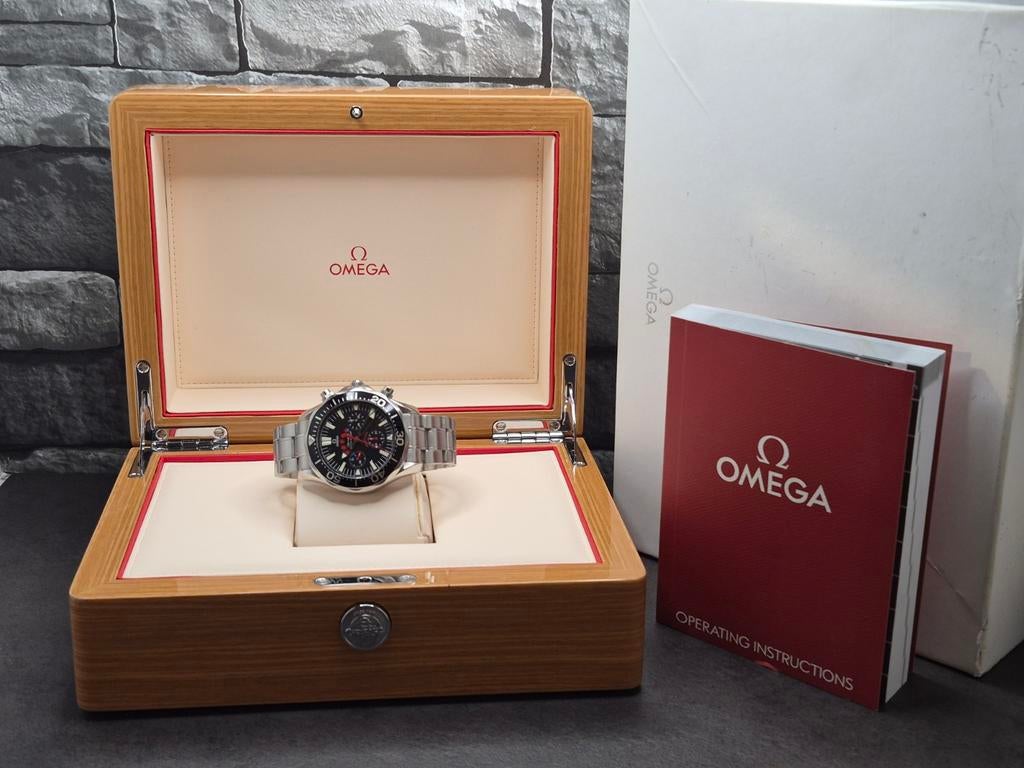 Omega Seamaster America's Cup racing, regatta countdown, Staal, Staal, Polshorloge, Ophalen of Verzenden