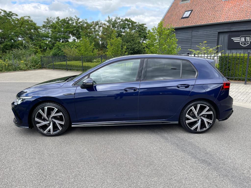 Volkswagen Golf 1.5 TSI 2X R-LINE CAMERA VIRTUAL DISPLAY SFE, Voorwielaandrijving, 4 cilinders, Blauw, Leder en Stof