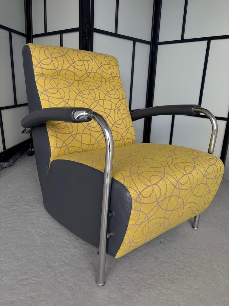 Zeer mooie Leolux Scylla met hoge rug, Ophalen of Verzenden, Zo goed als nieuw, 75 tot 100 cm, 50 tot 75 cm