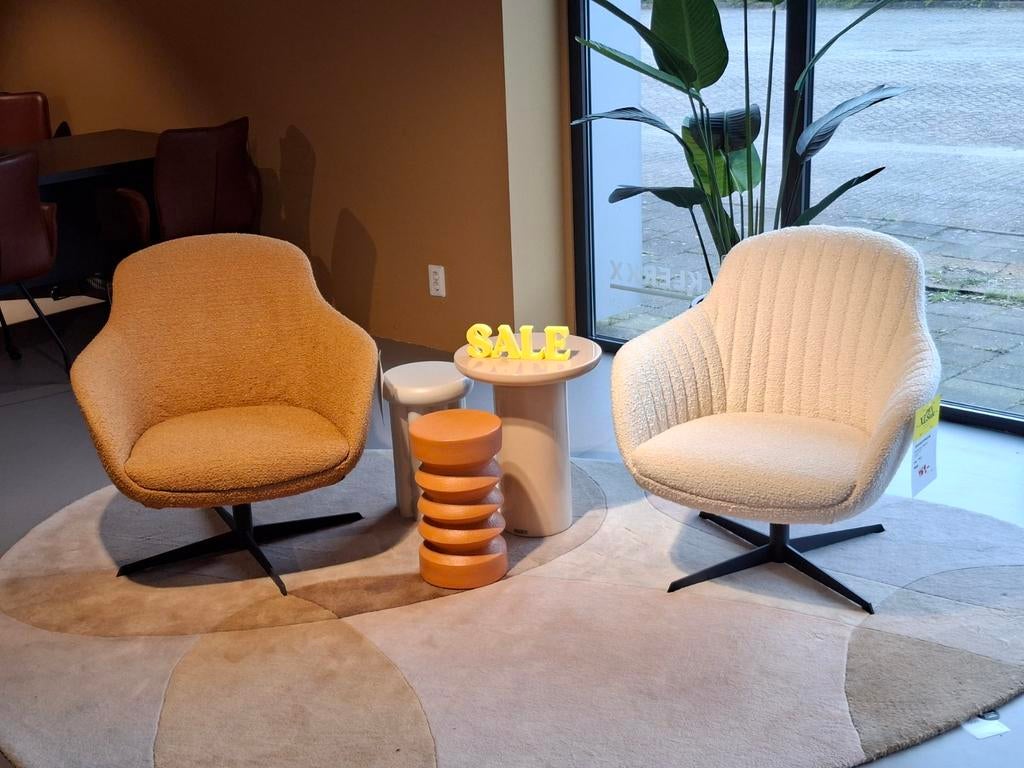 Showroommodel Draaifauteuil Montilla / Lugo, Ophalen, Nieuw, Stof