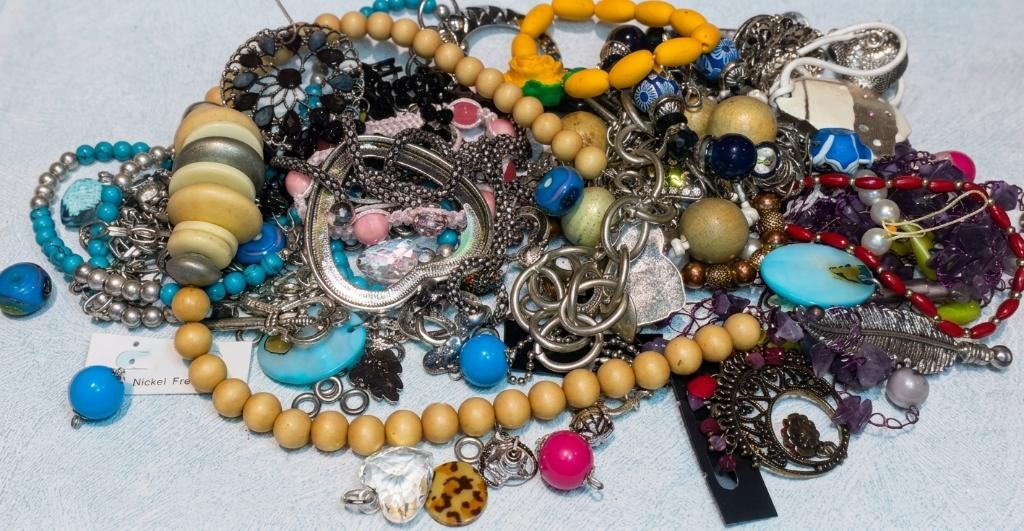 lot juwelen 16, Ophalen of Verzenden, Overige materialen, Overige typen