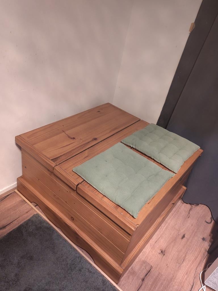 Dekenkist, salontafel, Ophalen, Gebruikt, 50 tot 100 cm, 75 tot 100 cm