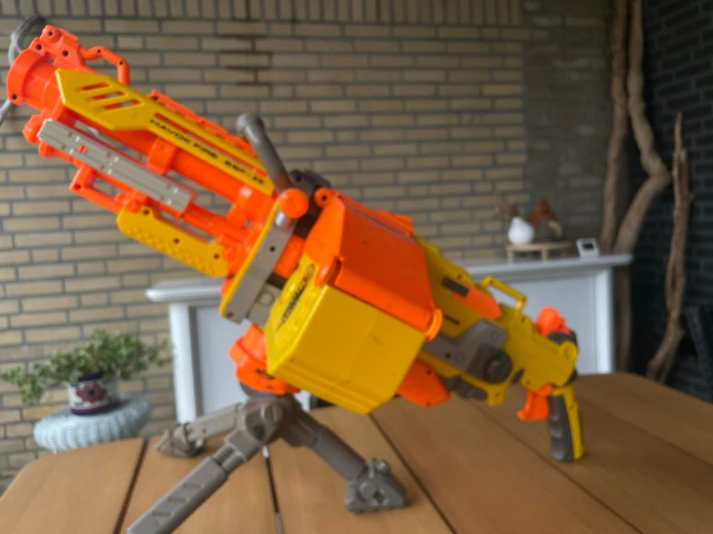 Nerf N-Strike Elite Havok Fire EBF-25 Blaster, Ophalen of Verzenden, Zo goed als nieuw, Jongen of Meisje