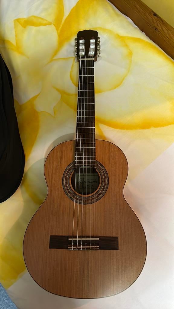 Granada gitaar 53 z matt nieuw ook nieuwe hoes, Muziek en Instrumenten, Ophalen of Verzenden, Zo goed als nieuw, Klassieke of Spaanse gitaar