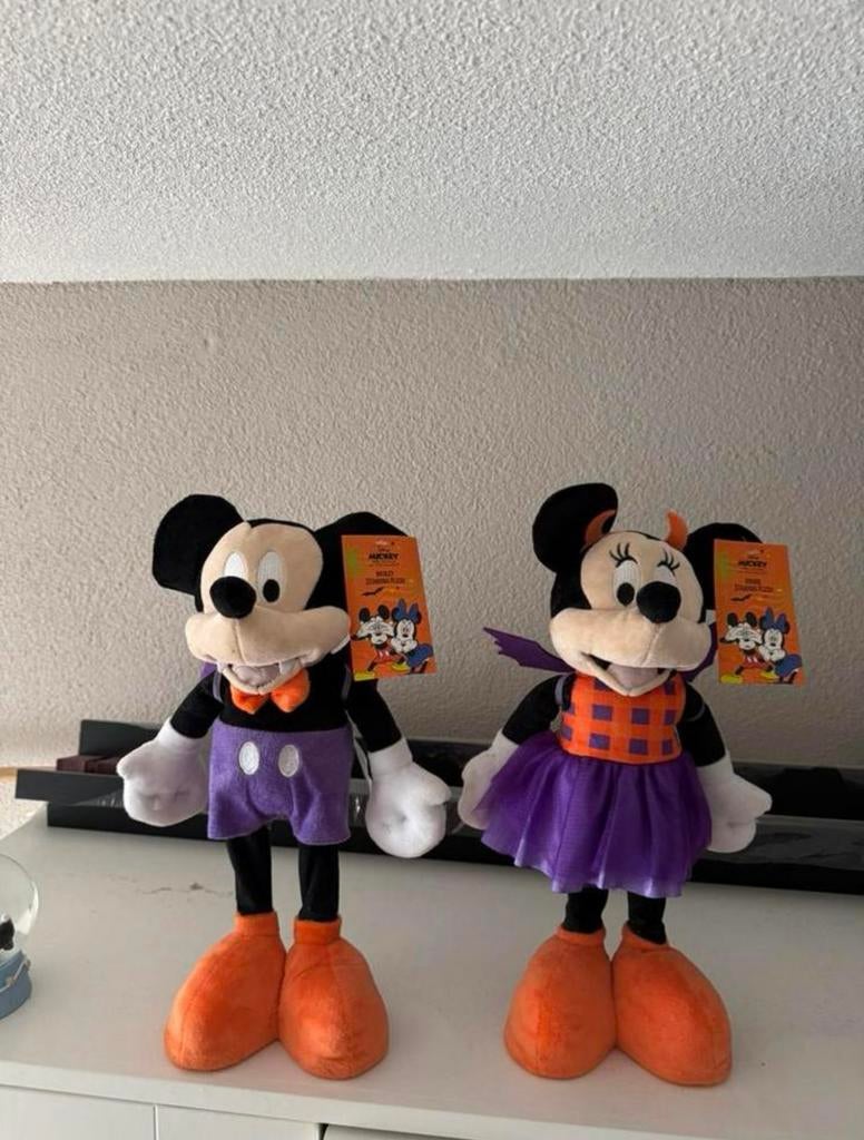 Mickey en Minnie Mouse Halloween, Ophalen of Verzenden, Mickey Mouse, Nieuw, Beeldje of Figuurtje