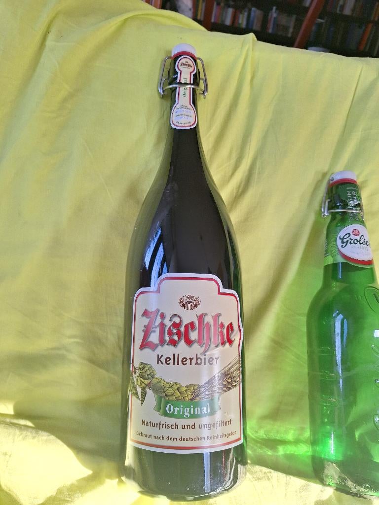 Lege bierflessen, Grolsch en Zitschke, Ophalen of Verzenden, Zo goed als nieuw, Flesje(s), Grolsch