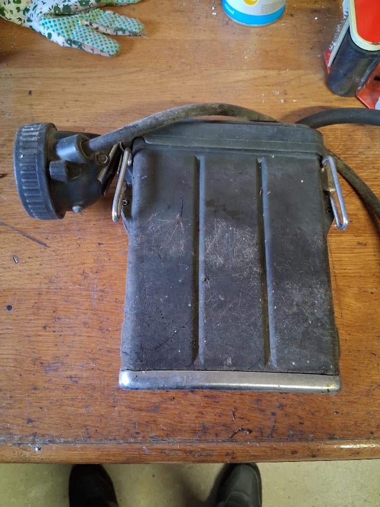 Mijnlamp te koop., Verzamelen, Ophalen, Gebruikt