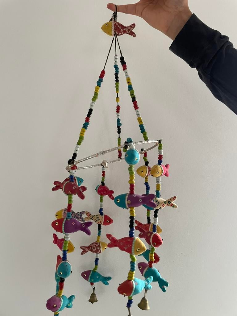 Decoratief mobiel met vissen, Ophalen of Verzenden, Zo goed als nieuw