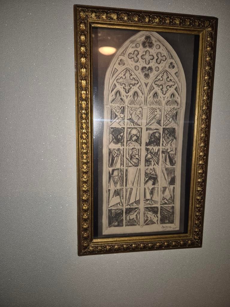 JAN TOOROP DRIE KONINGEN RAAM 1924., Antiek en Kunst, Ophalen of Verzenden